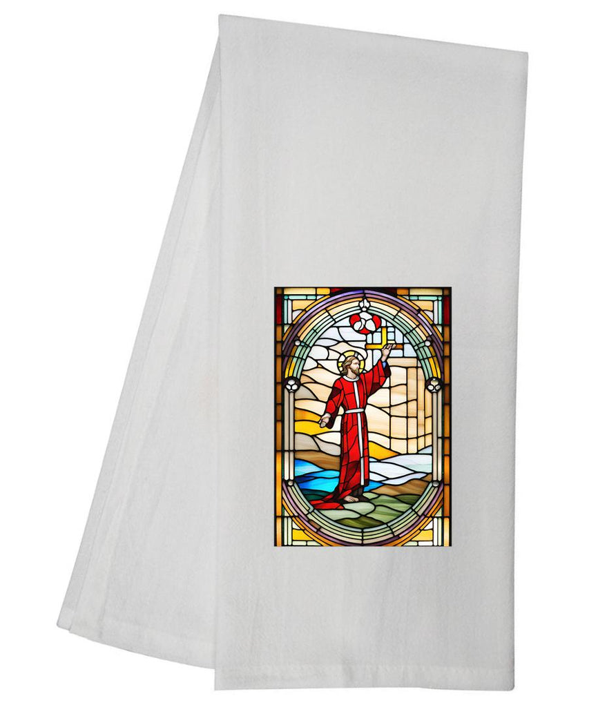 Stained Glass 1 Tea Towel GGTT713