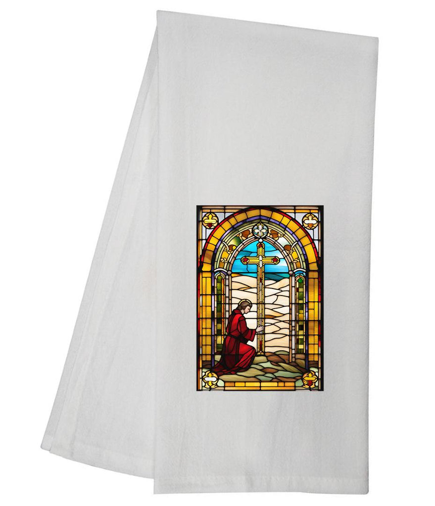 Stained Glass 2 Tea Towel GGTT714