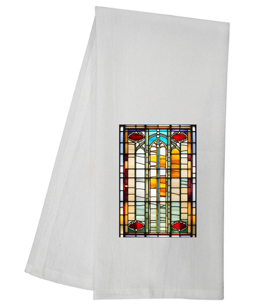 Stained Glass 3 Tea Towel GGTT715