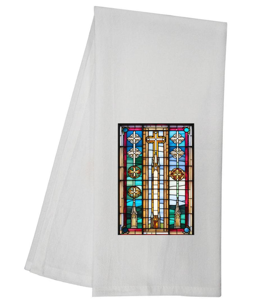 Stained Glass 4 Tea Towel GGTT716