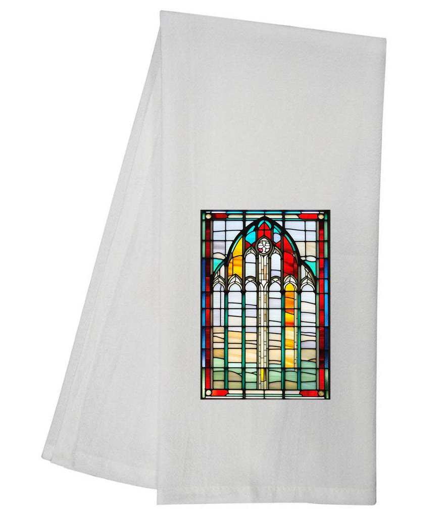 Stained Glass 9 Tea Towel GGTT721