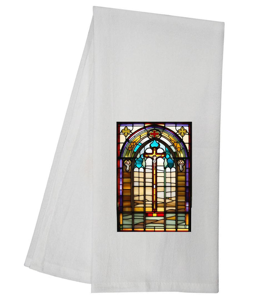 Stained Glass 12 Tea Towel GGTT724