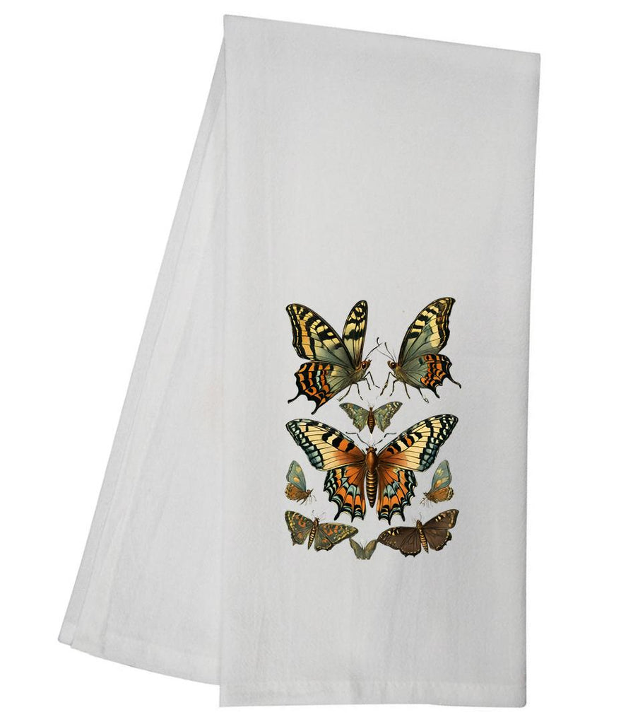 Vintage Butterflies V Tea Towel GGTT750