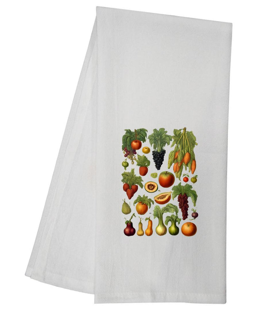 Vintage Fruits and Vegetables I Tea Towel GGTT752