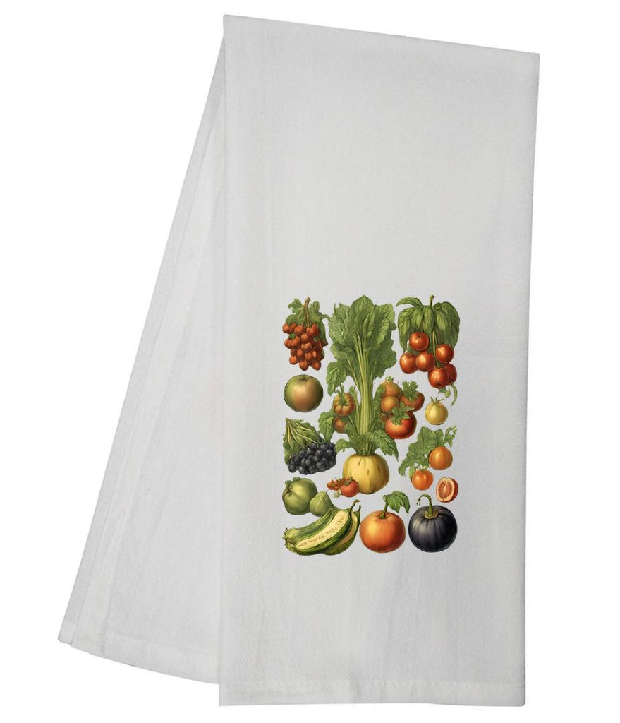 Vintage Fruits and Vegetables II Tea Towel GGTT753