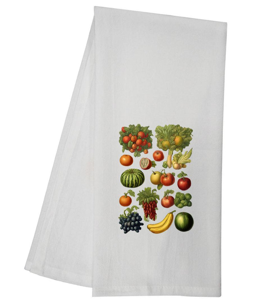 Vintage Fruits and Vegetable III Tea Towel GGTT754