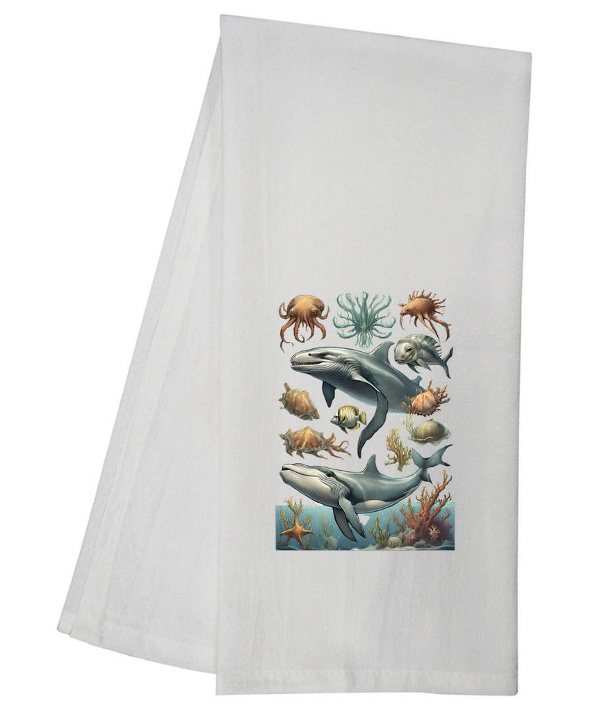 Vintage Sea Animals III Tea Towel GGTT762