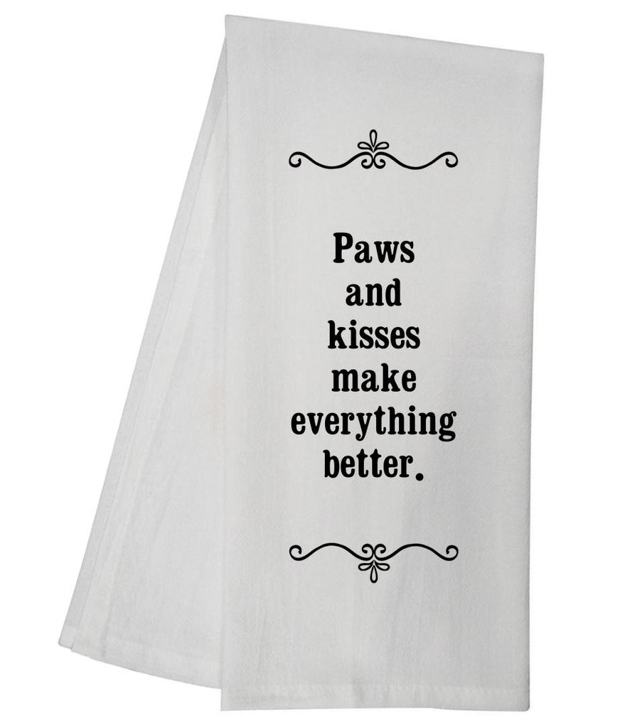 Paws and Kisses Tea Towel GGTT764