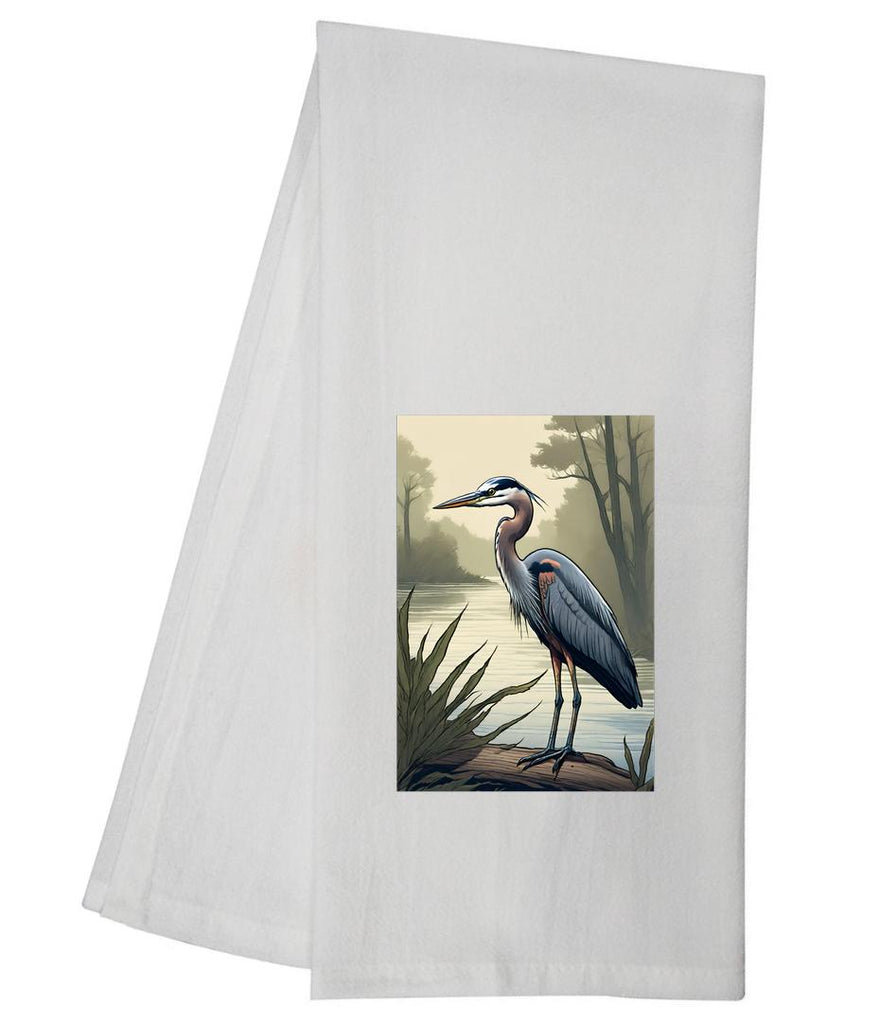 Blue Heron III Tea Towel GGTT779