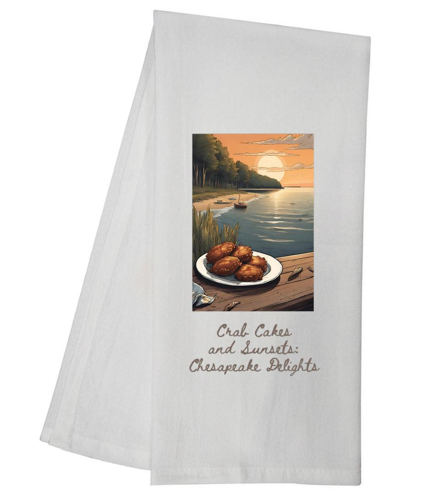 Crab Cakes Tea Towel GGTT788