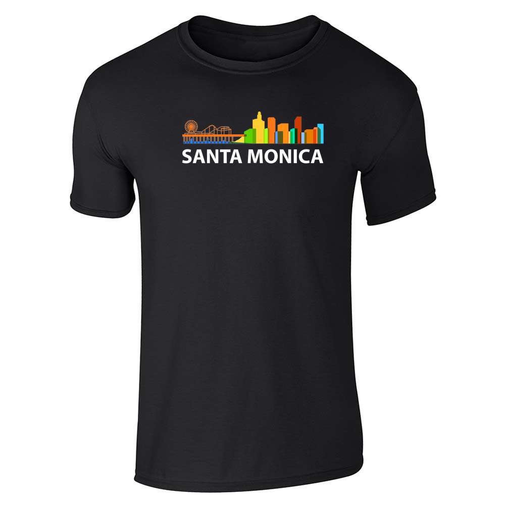 Santa Monica Skyline Straight Unisex Tee