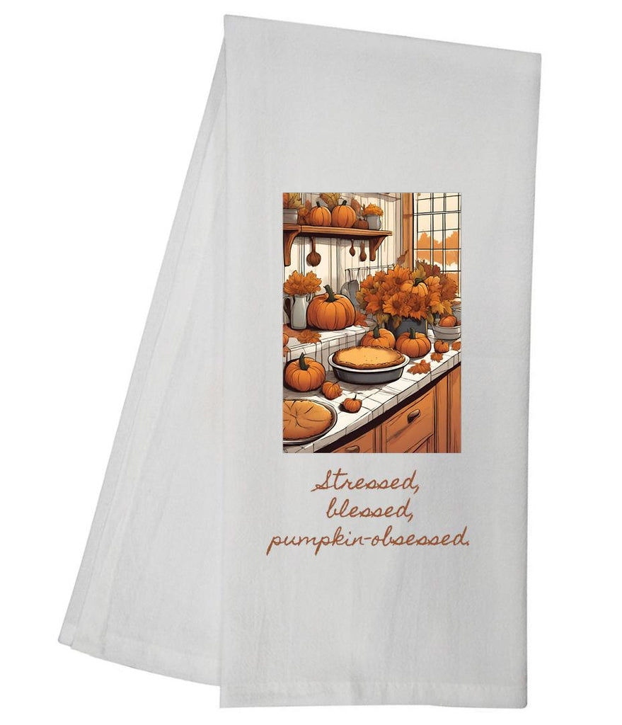 Pumpkin Obsessed Tea Towel GGTT803