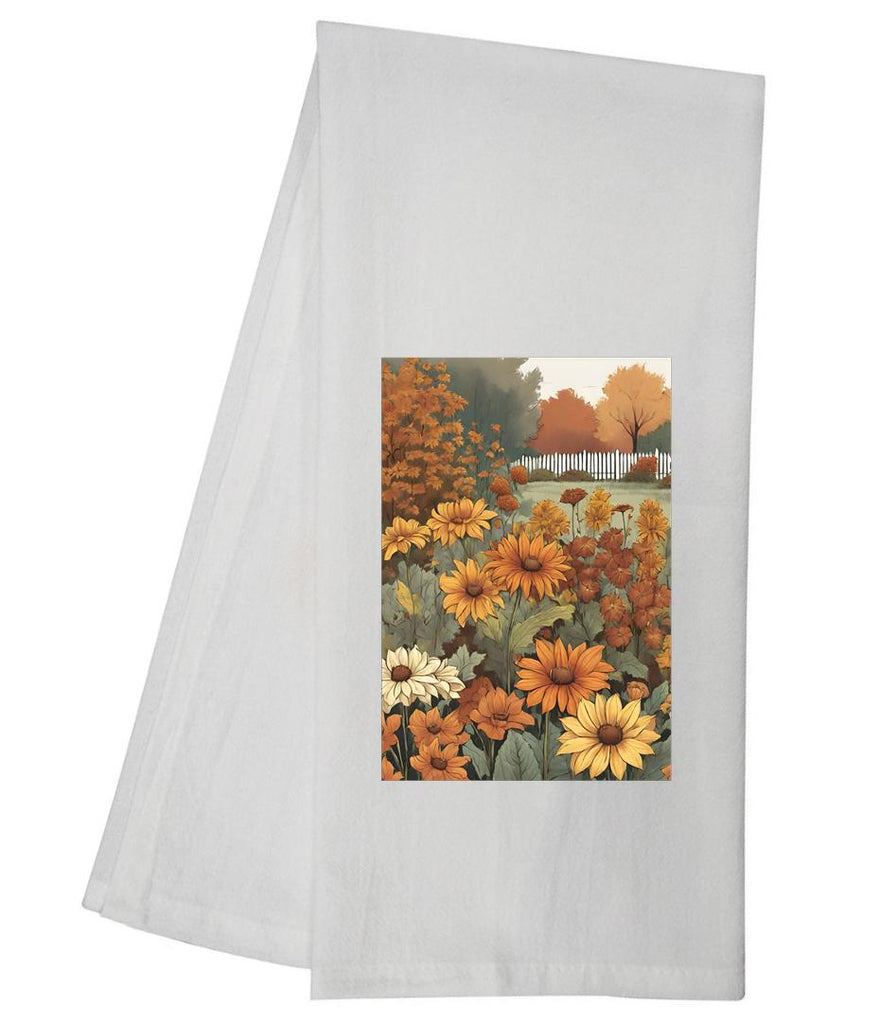 Fall Flowers Tea Towel GGTT809