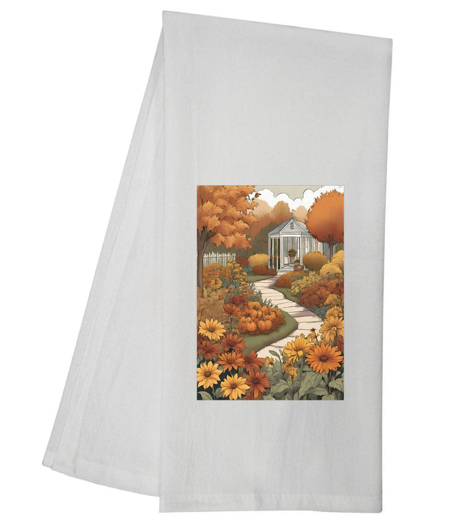 Fall Garden Hideaway Tea Towel GGTT812