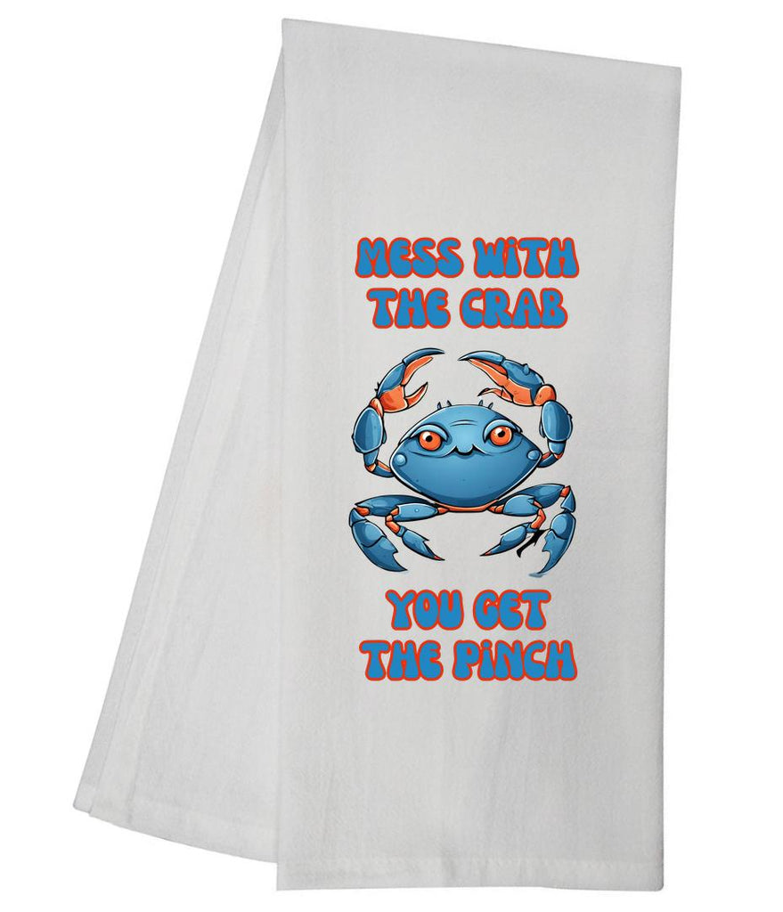 Mess With The Crab Tea Towel GGTT832