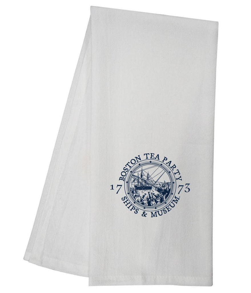 Boston Tea Party Ships And Museum 1773  Tea Towel HIS-TEA-005-1773