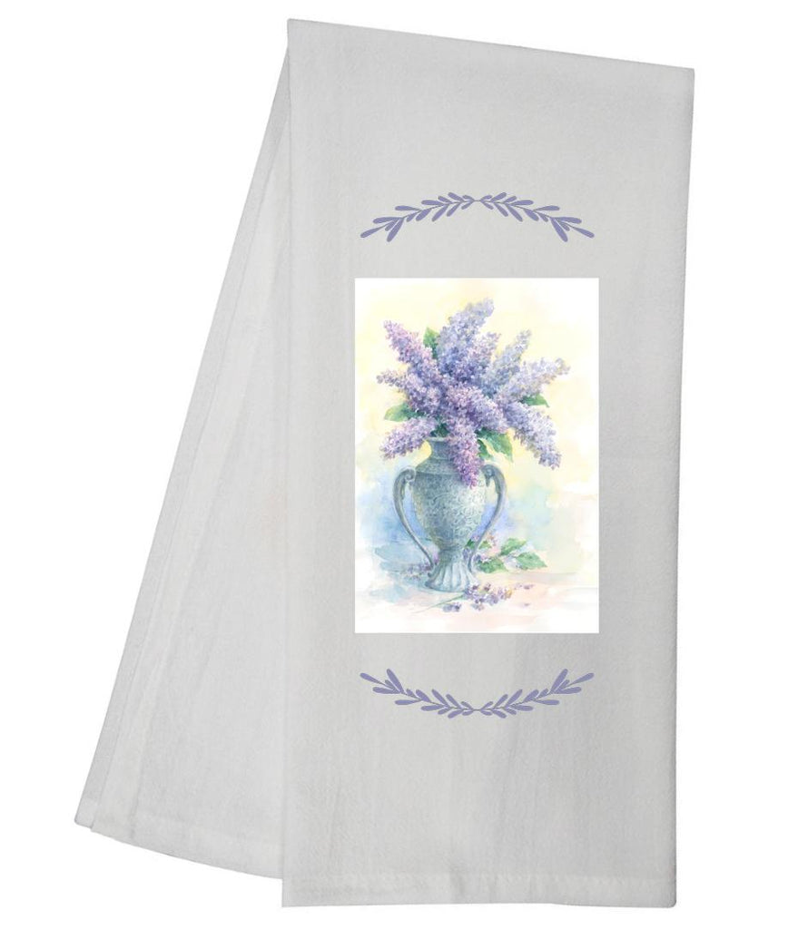 Purple Lilac Vase Tea Towel GGTT853