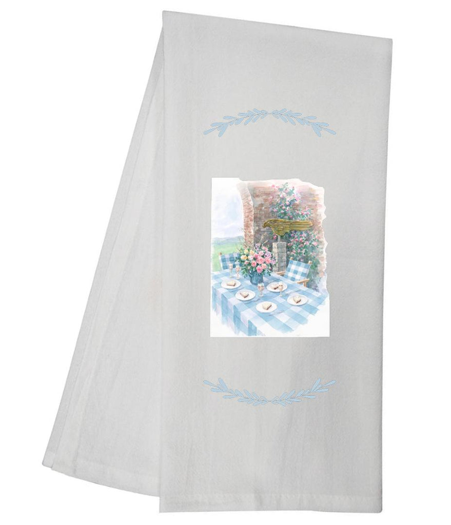 Rose Bouquet Patio Dinner Tea Towel GGTT863