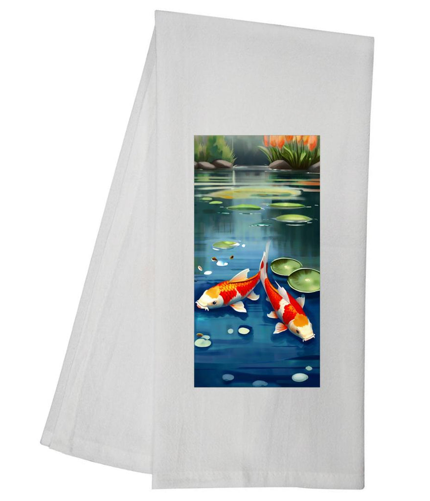 Koi Zen III Tea Towel GGTT884