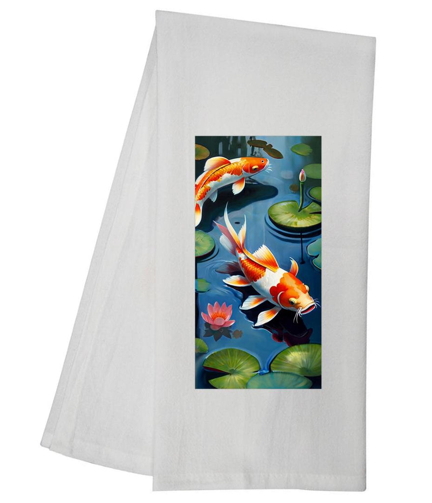 Koi Zen X Tea Towel GGTT891