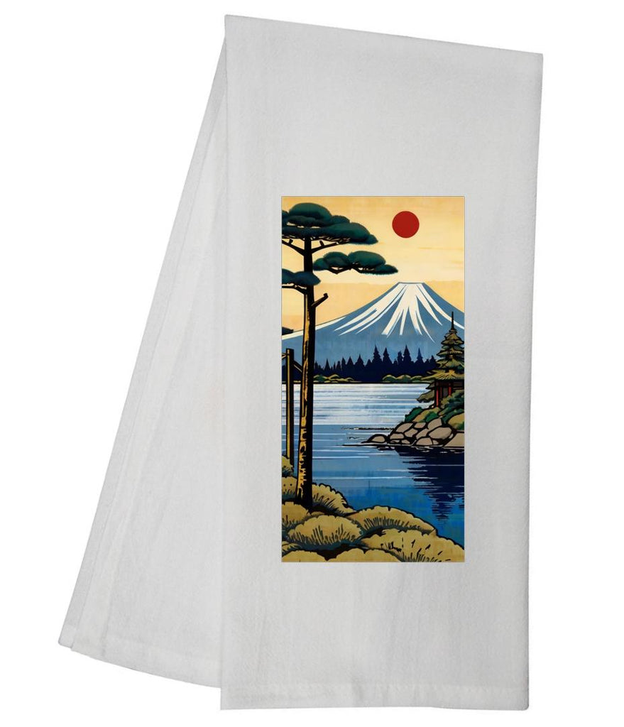 Woodblock Dreams III Tea Towel GGTT894