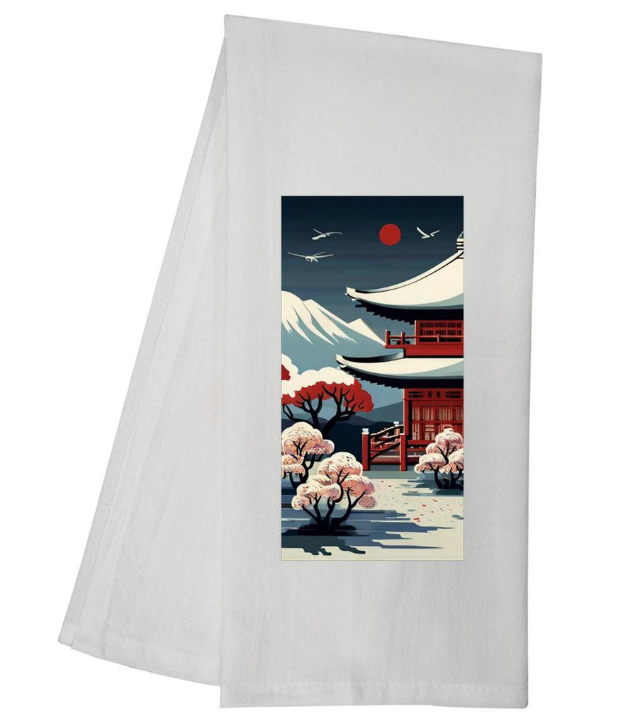 Woodblock Dreams IV Tea Towel GGTT895