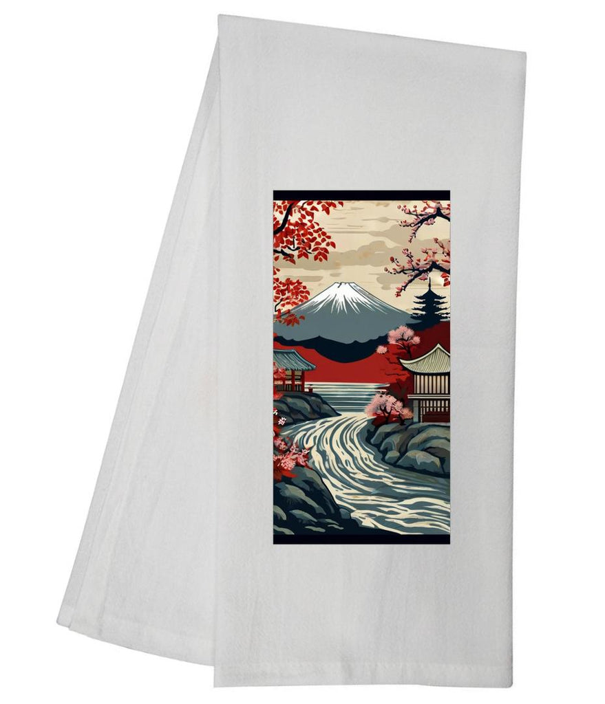 Woodblock Dreams VII Tea Towel GGTT898