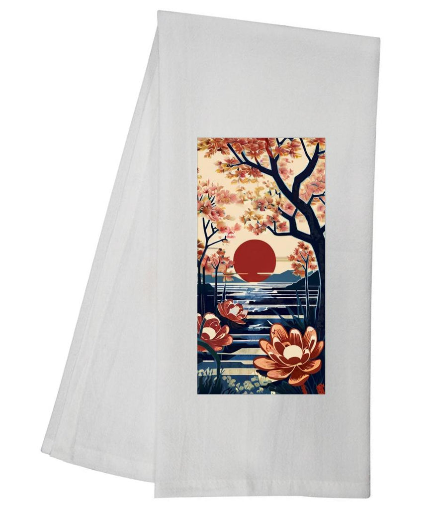 Woodblock Dreams VIII Tea Towel GGTT899