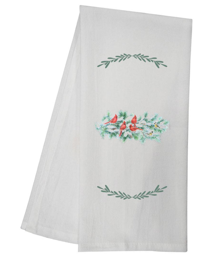 Cardinals On Branches Tea Towel GGTT910