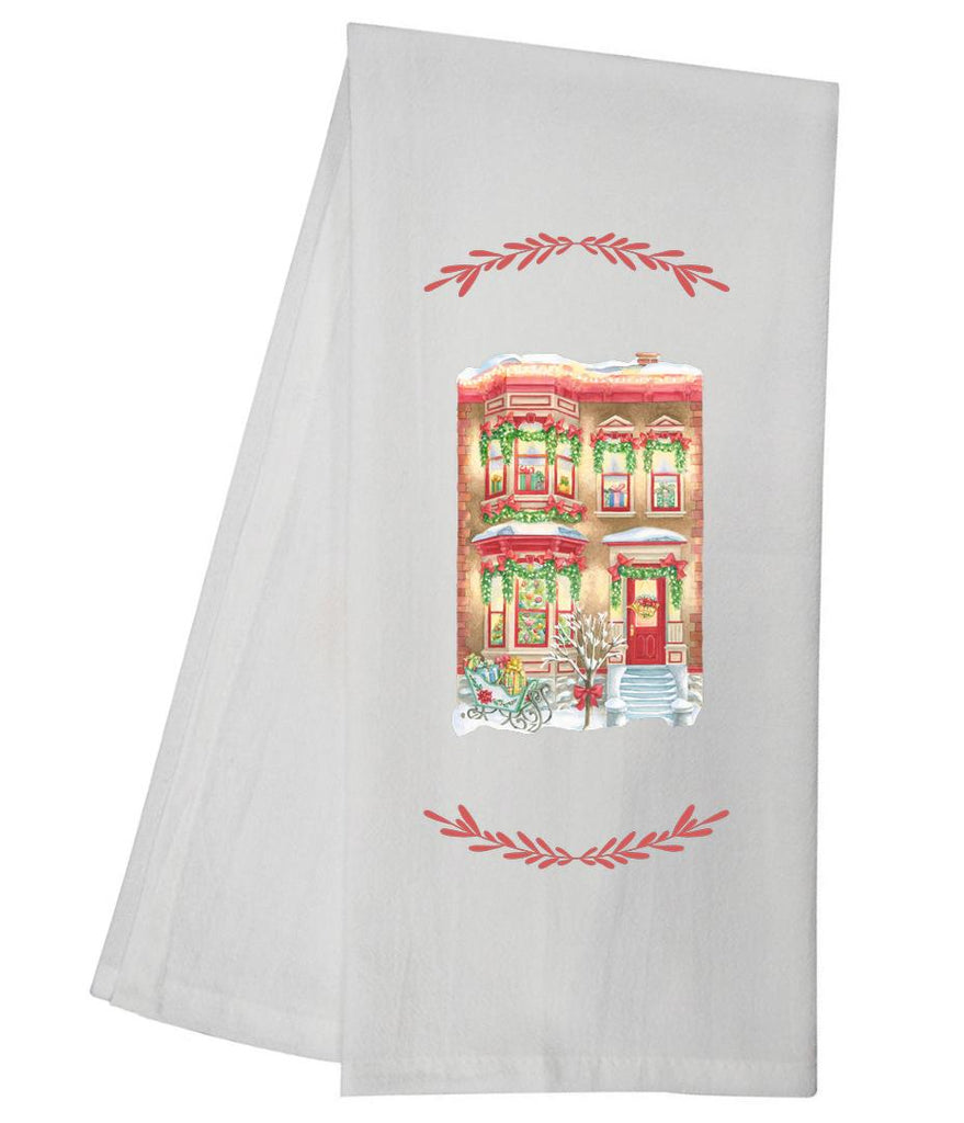 Victorian Row House Tea Towel GGTT932