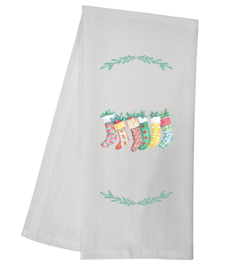 Decorated Stockings Tea Towel GGTT952