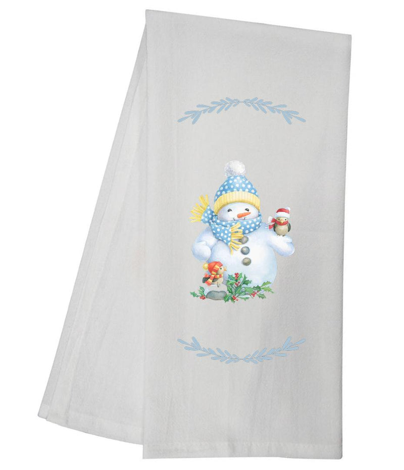 Polka Dot Snowman Tea Towel GGTT954