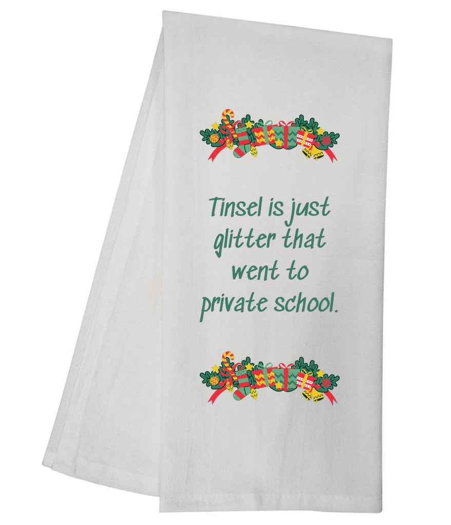 Tinsel Private School Tea Towel GGTT979