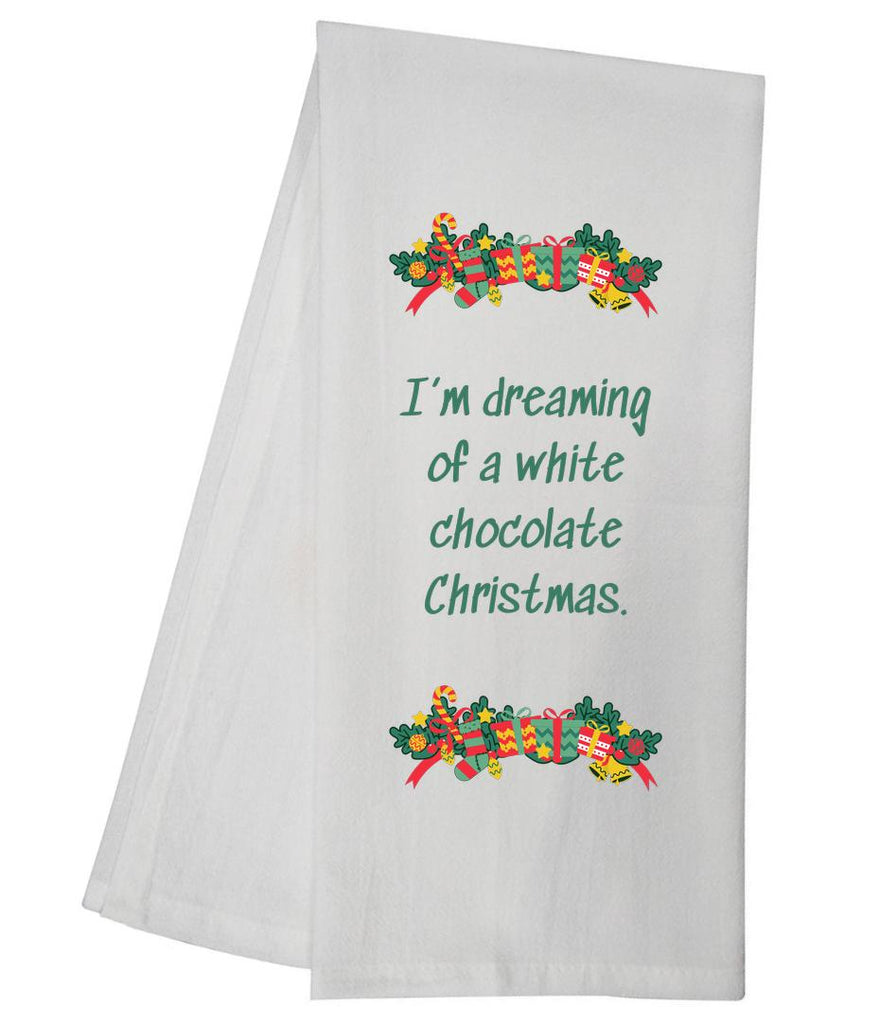 White Chocolate Christmas Tea Towel GGTT980