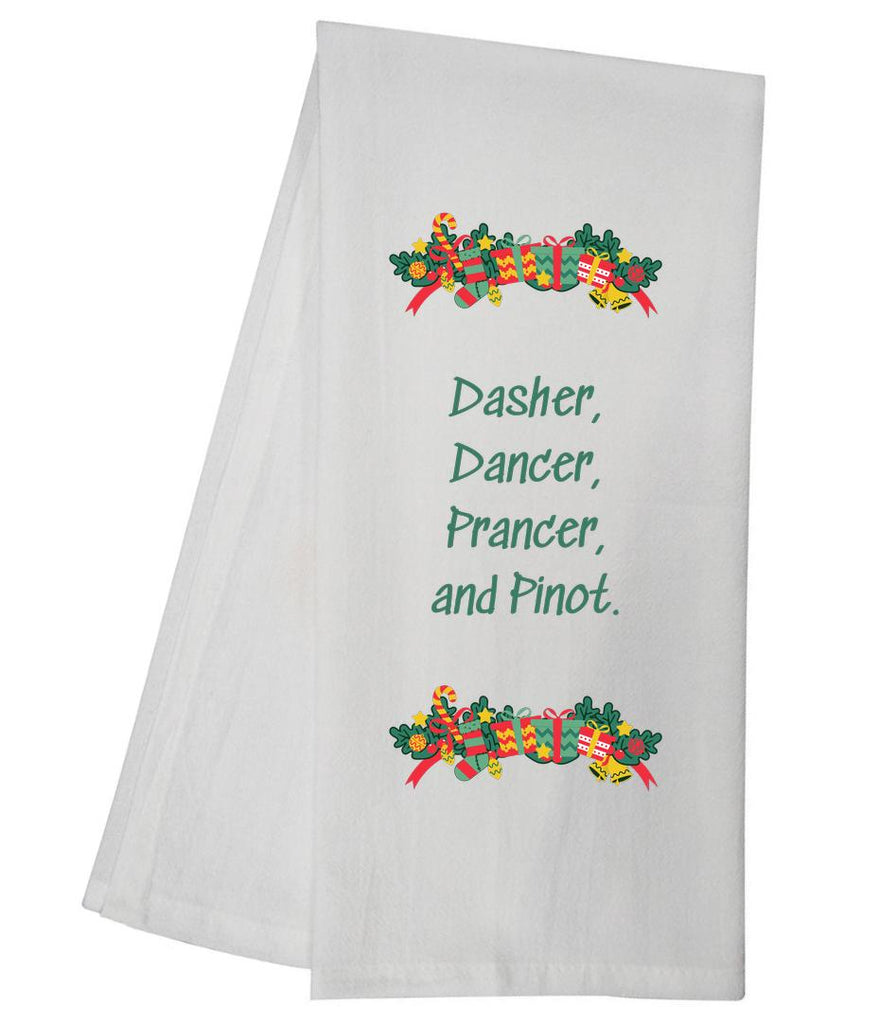 Dasher Dancer Prancer Tea Towel GGTT1011