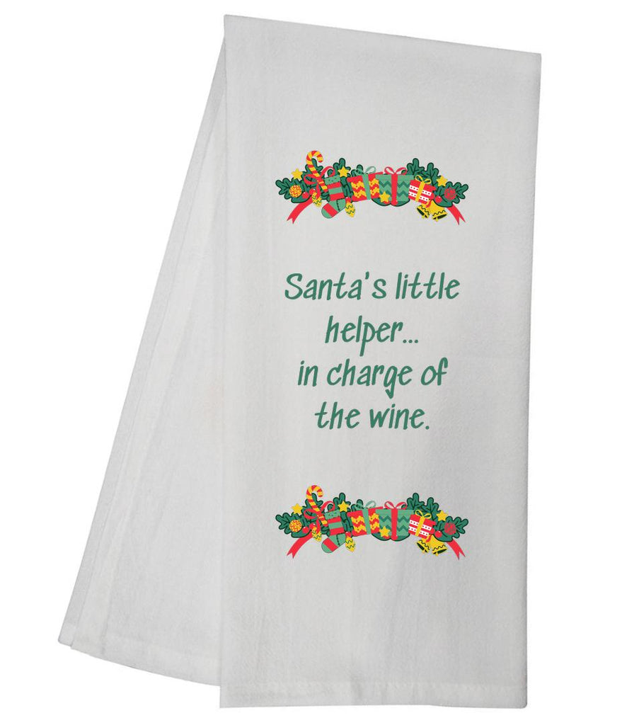 Santa Little Helper Tea Towel GGTT1028