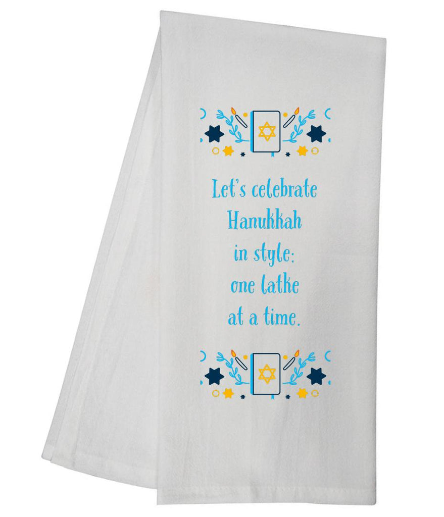 One Latke At A Time Tea Towel GGTT1069