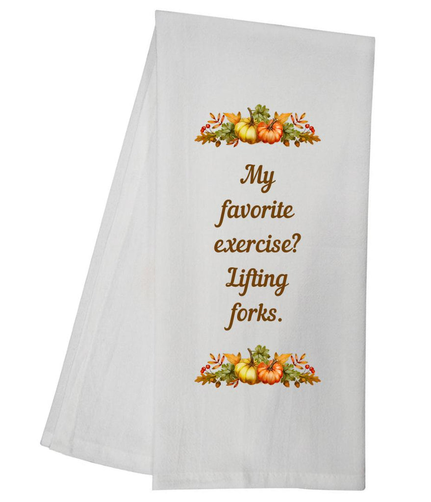 Favorite Exercise Tea Towel GGTT1091