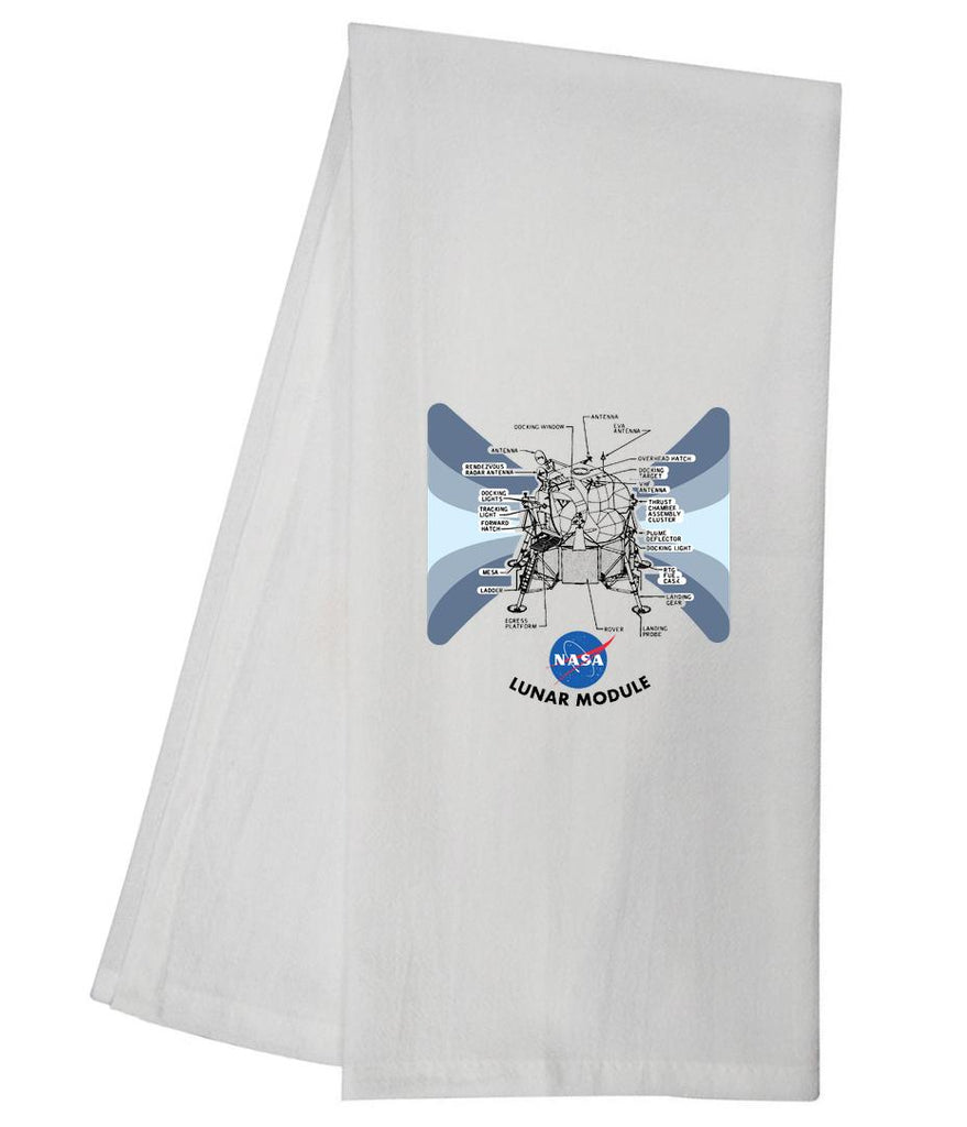 NASA Lunar Module Diagram Tea Towel GGTT1105