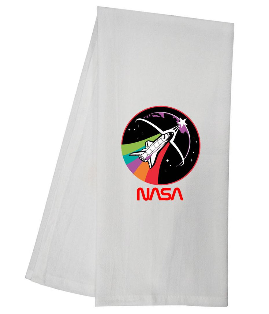 NASA Shuttle Rainbow Worm Tea Towel GGTT1108