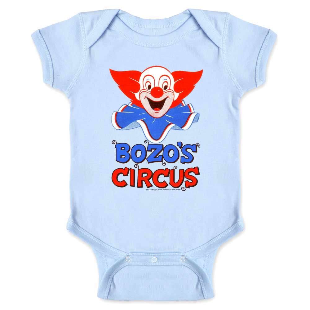 Bozo The Clown&apos;s Circus Retro  Baby Bodysuit