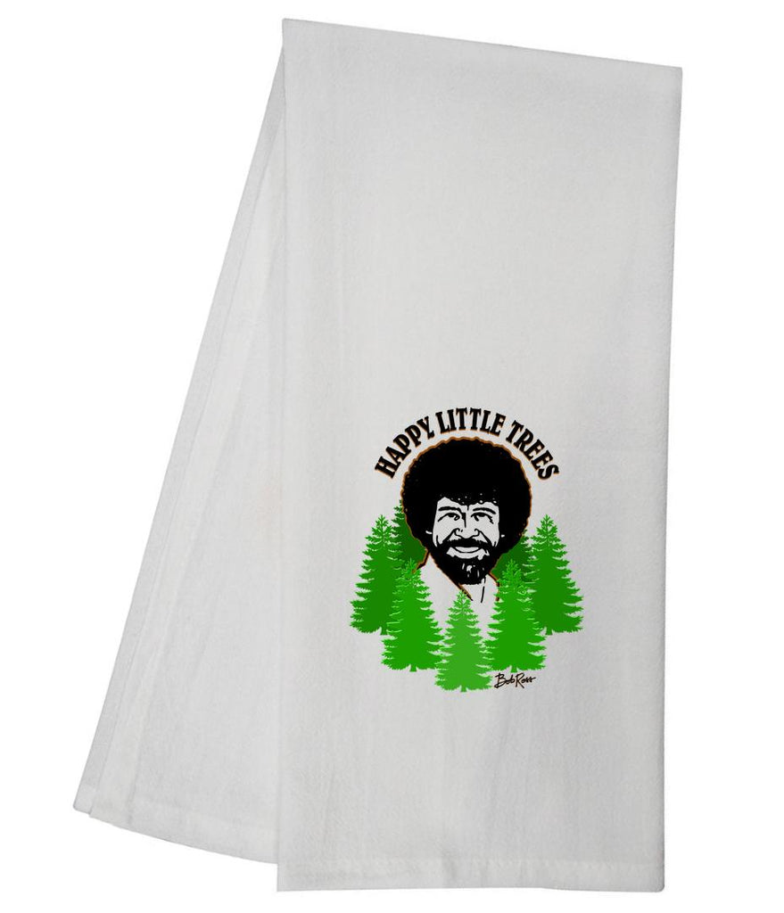 Bob Ross Happy Little Trees Tea Towel GGTT1123