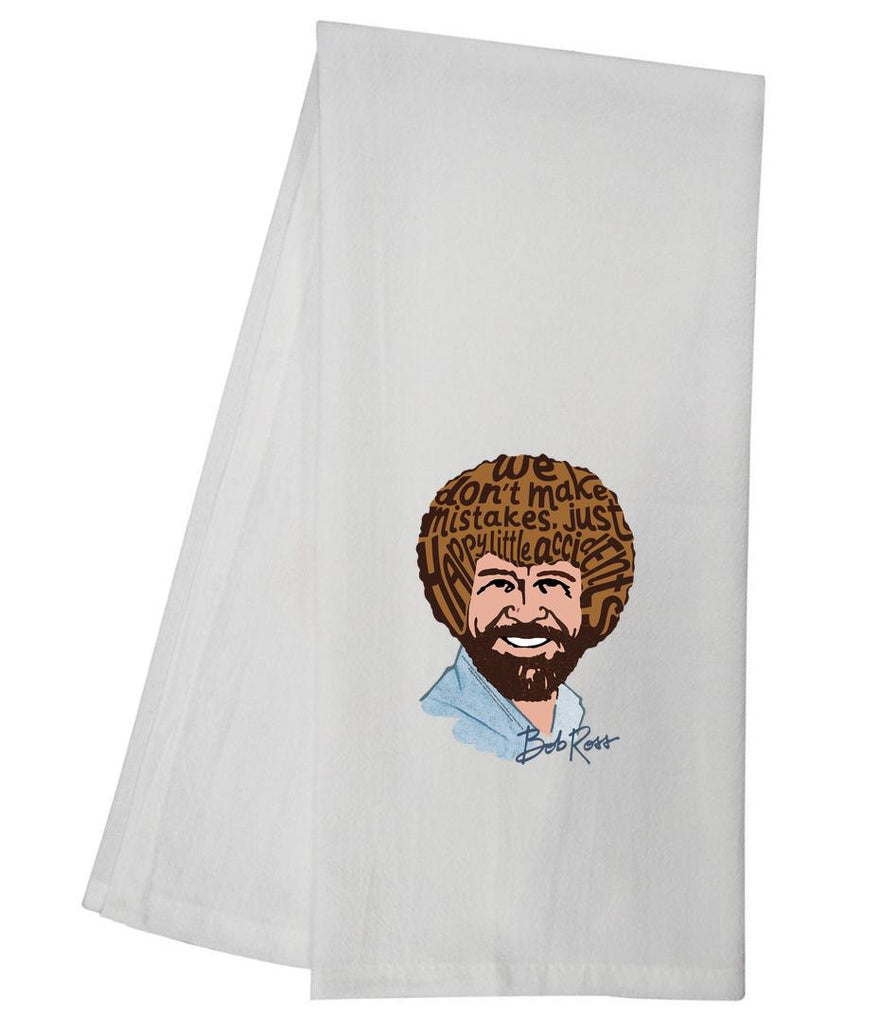 Bob Ross We Dont Make Mistakes Tea Towel GGTT1126