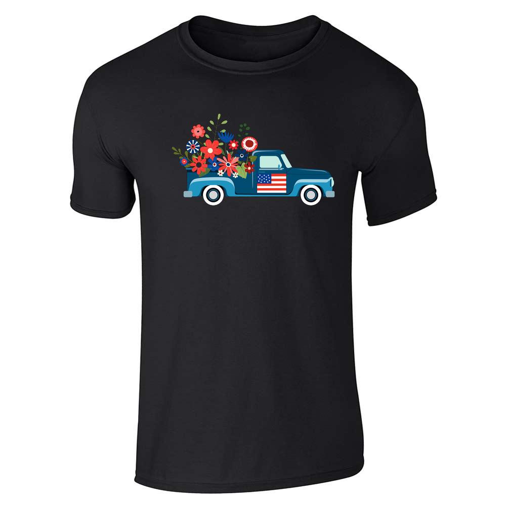 Patriotic Pick Up Truck Unisex Tee