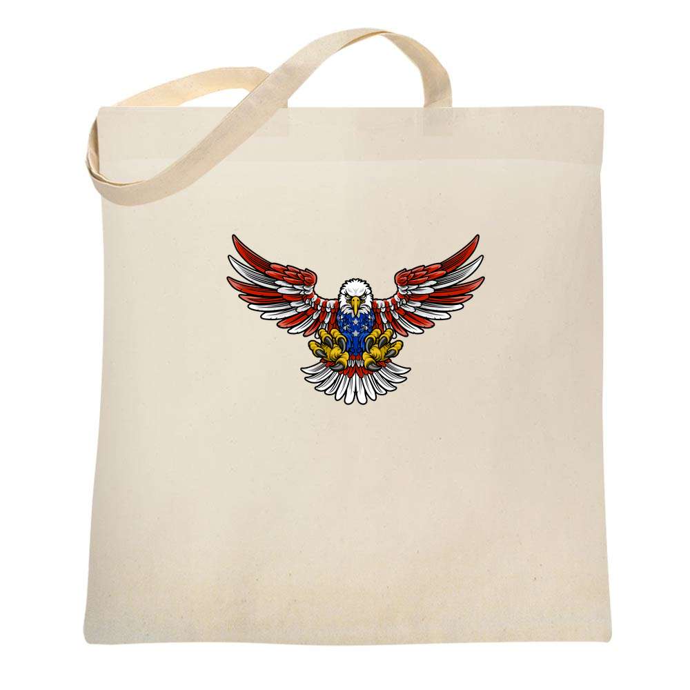 Patriotic Bald Eagle Tote Bag