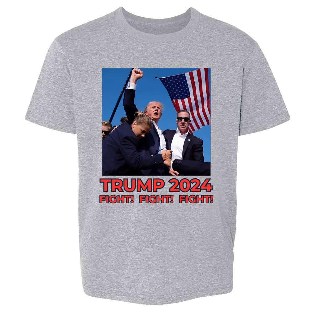 Donald Trump Rally Picture FIGHT MAGA President Kids & Youth Tee