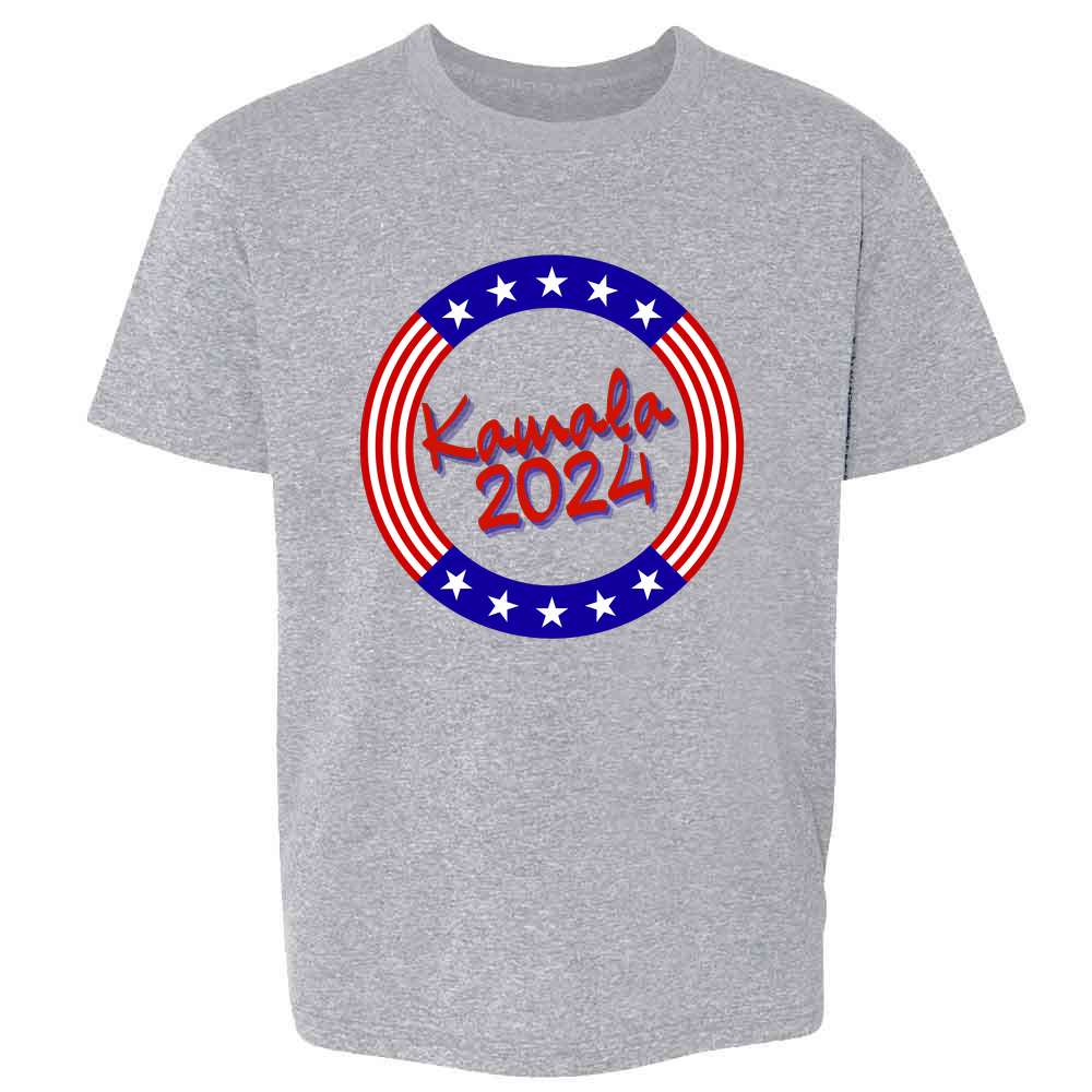 Kamala 2024 Stars And Stripes Circle President Kids & Youth Tee