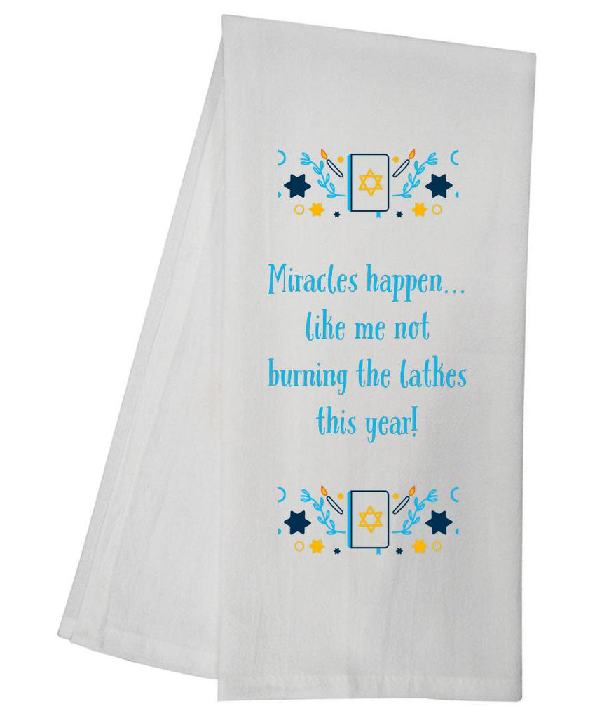 Miracles Happen Latkes Tea Towel GGTT1149