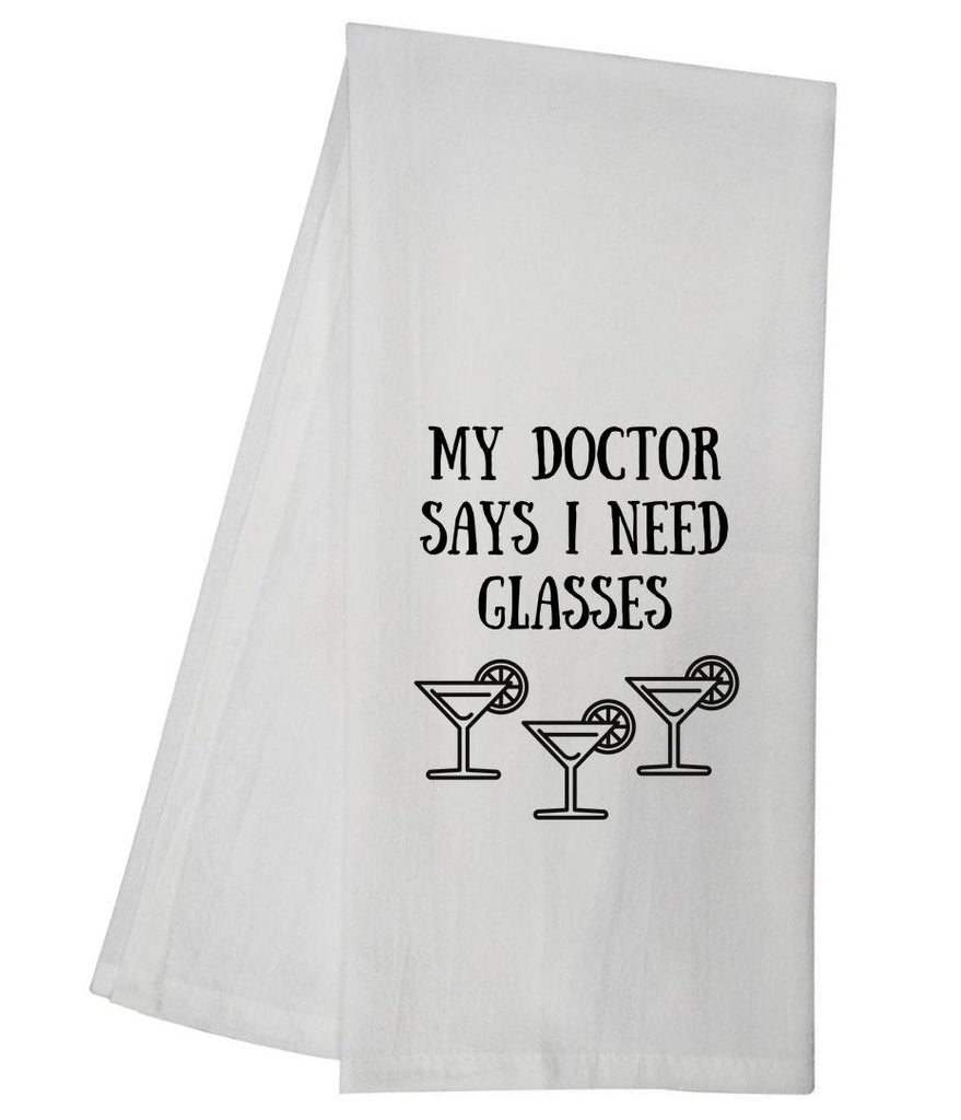 My Doctor Glasses Margarita Tea Towel GGTT1168