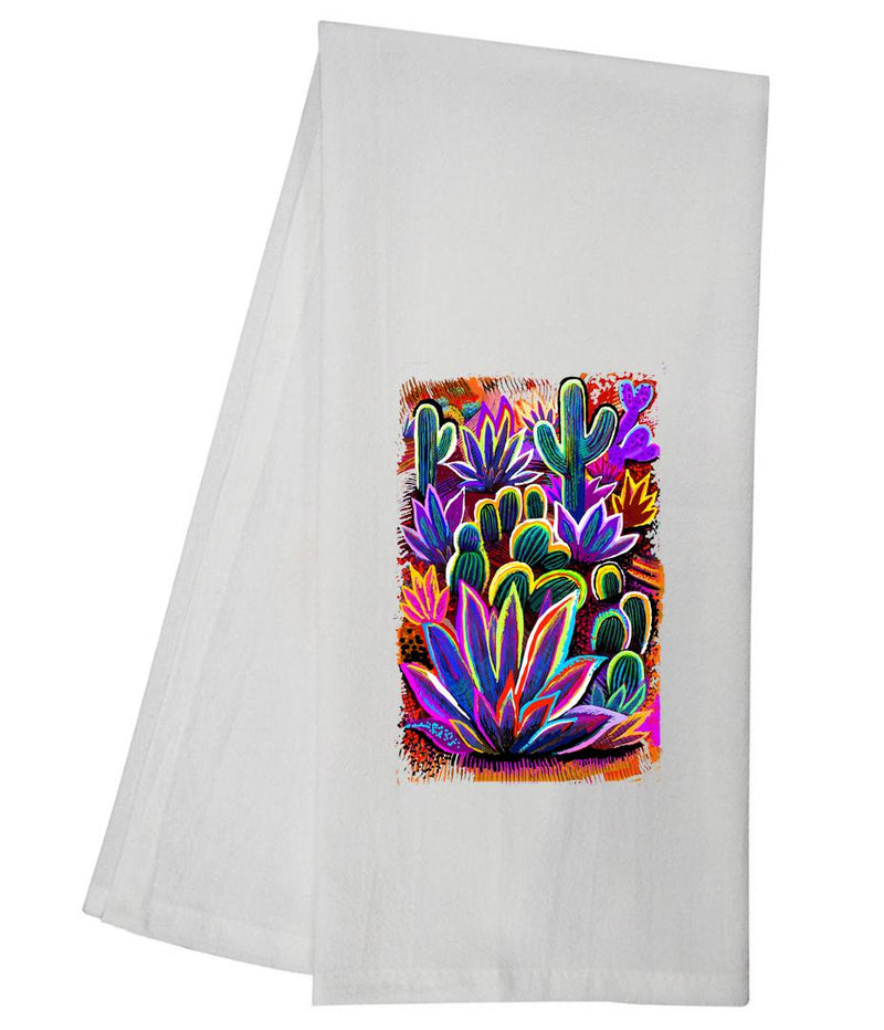 Botanical Desert Garden Tea Towel GGTT1208